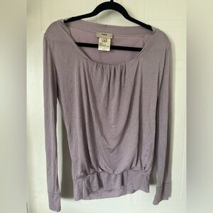 FUZZI Modal Purple Blouse